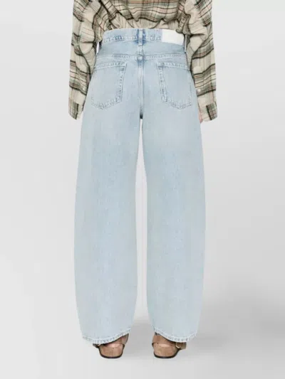 7 For All Mankind Bonnie High-waisted Twisted Jeans Clothing In Blue