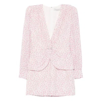 Alessandra Rich Dress In Pink