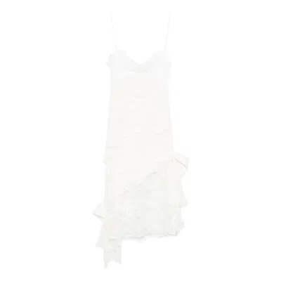Alessandra Rich Dress In White