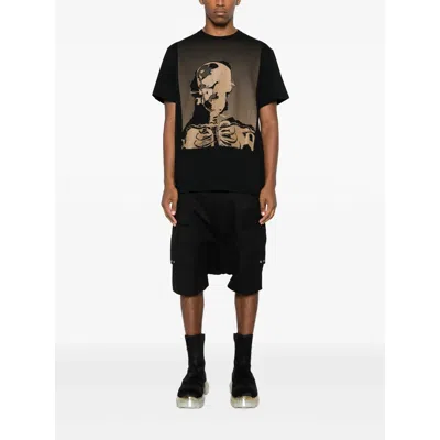Alexander Mcqueen Skeleton T-shirt In Black