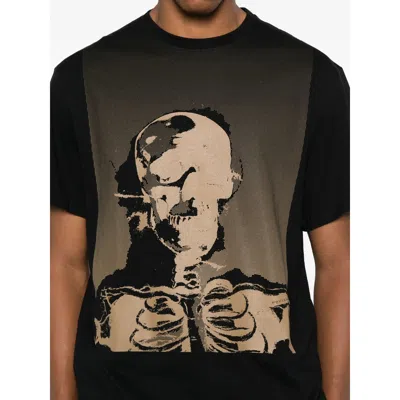 Alexander Mcqueen Skeleton T-shirt In Black