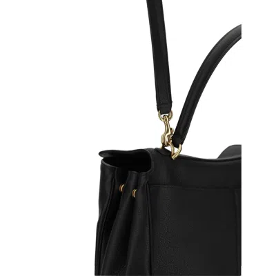 Balenciaga Women's Leather Rodeo Handbag In Black