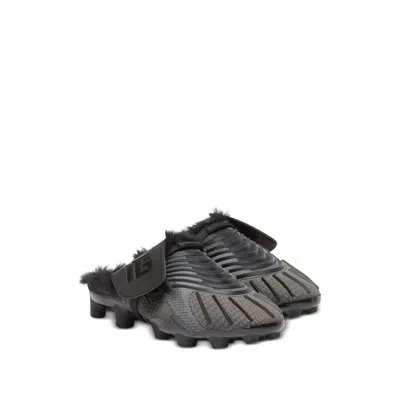 Balmain Clogs-type Slides In Black