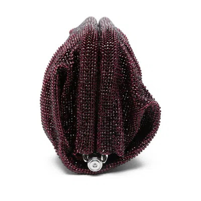 Benedetta Bruzziches Clutch Venus Grande In Tessuto Decorato  Donna In Brown