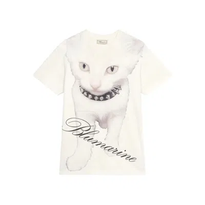 Blumarine Cotton T Shirts In White