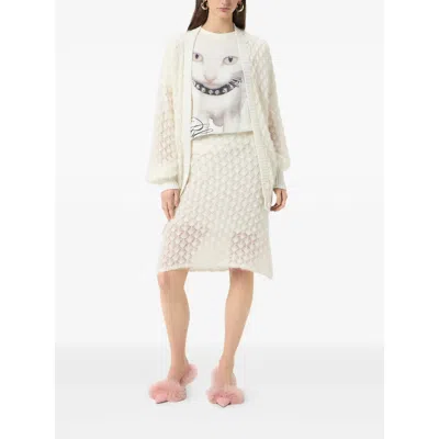 Blumarine Cotton T Shirts In White