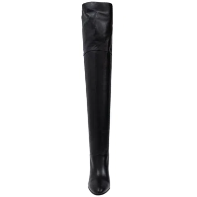 Chloé Eve Leather Over-the-knee Boots In Black