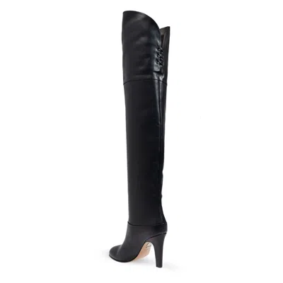 Chloé Eve Leather Over-the-knee Boots In Black