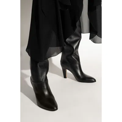Chloé Eve Leather Over-the-knee Boots In Black