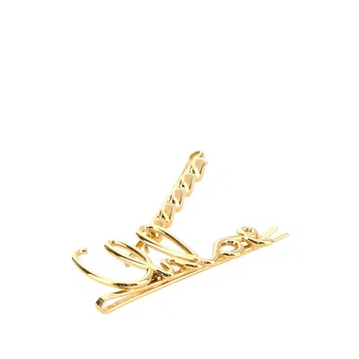 Chloé Chloe Women Gold Metal Chloe Iconic Hair Clips In Metallic