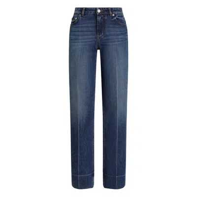 Dolce & Gabbana 5-pocket Denim Trousers In Blue