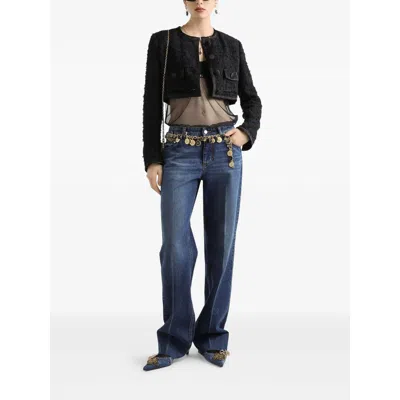 Dolce & Gabbana 5-pocket Denim Trousers In Blue