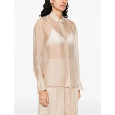 Forte Forte Organze Shirt In Nude