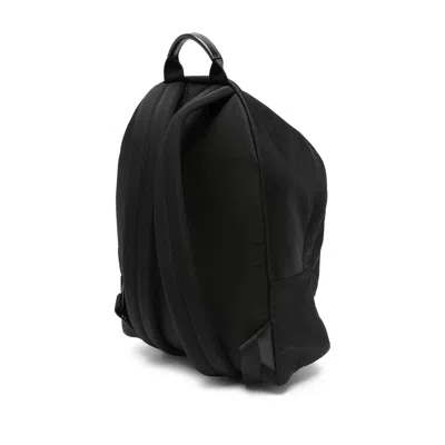 Givenchy Black Backpack With Adjustable Shoulder Straps And Logo On Front In Tech Fabric Man