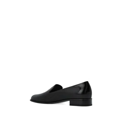 Givenchy Tux Logo Patent Leather Loafers In Black