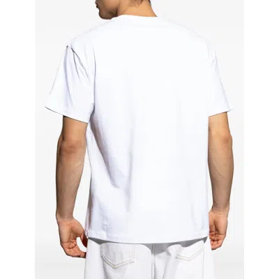 Givenchy White T-shirt With Maxi Logo On The Front In Cotton Man In White