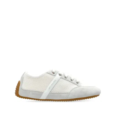 Givenchy Mesh And Suede Slim Low-top Sneakers In White