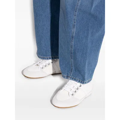 Givenchy Mesh And Suede Slim Low-top Sneakers In White