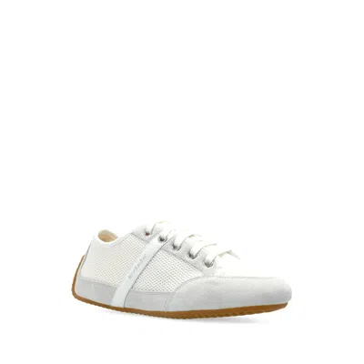 Givenchy Mesh And Suede Slim Low-top Sneakers In White