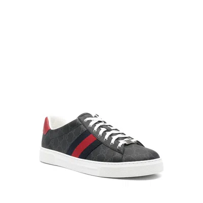 Gucci Jacquard Fabric Low-top Sneakers In Multi