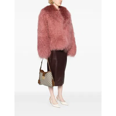 Gucci Padlock Gg Canvas Hobo Bag In White