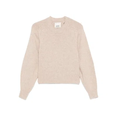 Isabel Marant Sand Wool Blend Leandra Sweater In Neutral