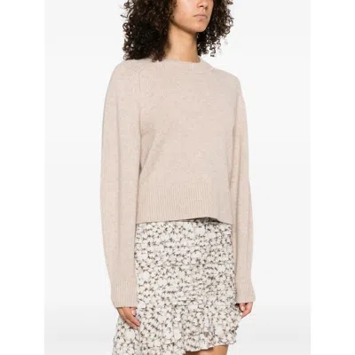 Isabel Marant Sand Wool Blend Leandra Sweater In Neutral