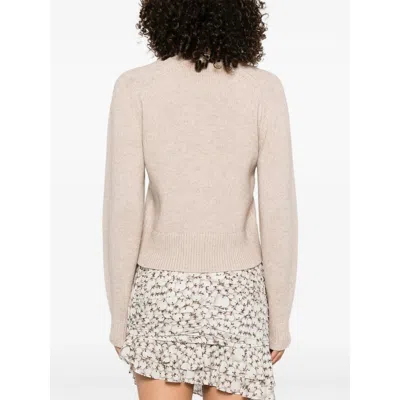 Isabel Marant Sand Wool Blend Leandra Sweater In Neutral