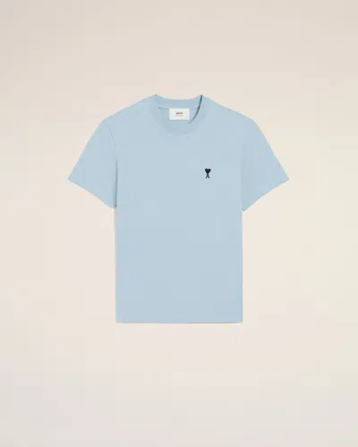 Ami Alexandre Mattiussi Ami Paris Ami Paris De Coeur Cotton T-shirt In Blue