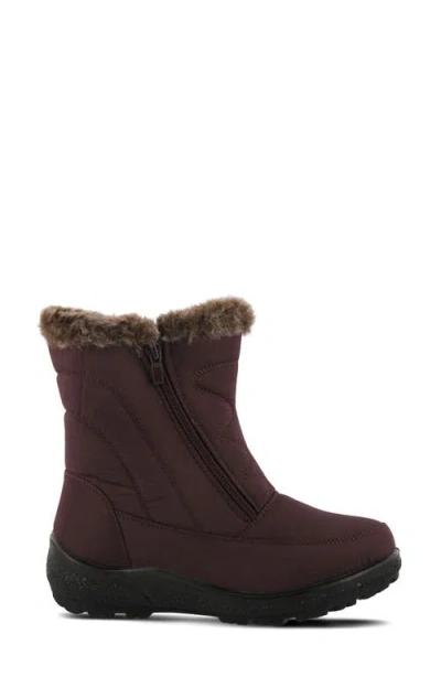 Flexus By Spring Step Persenia Waterproof Winter Boot In Brown