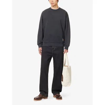 Carhartt Hudson Black Sweatshirt In Black