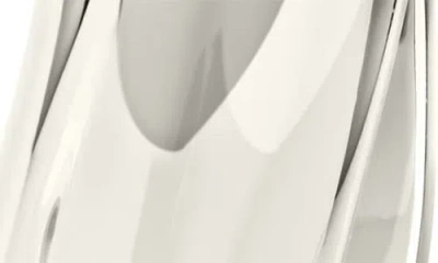 Sterling Forever Dayton Abstract Twist Hoop Earrings In Metallic