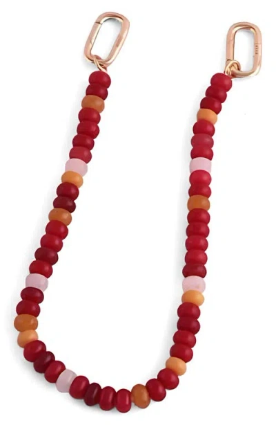 Macrae & Co . Spice It Up Bag Charm In Red