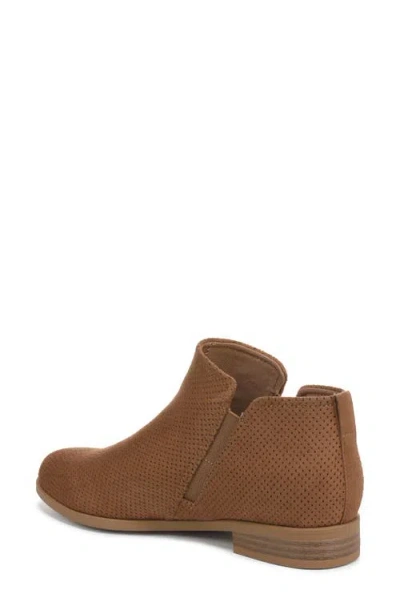 Dr. Scholl's Women's Reverie Block Heel Zip Short Boots In Brown