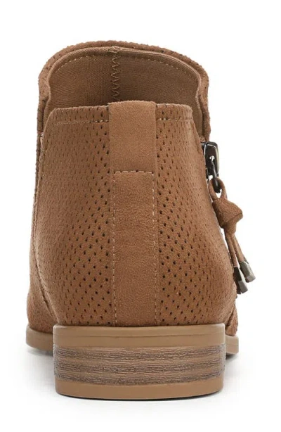 Dr. Scholl's Women's Reverie Block Heel Zip Short Boots In Brown