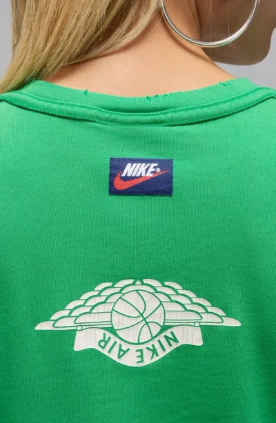 Jordan Flight Rare Air Cotton Graphic T-shirt In Green