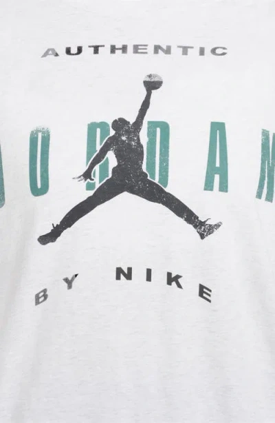 Jordan Flight Relaxed Fit Cotton Graphic T-shirt In White