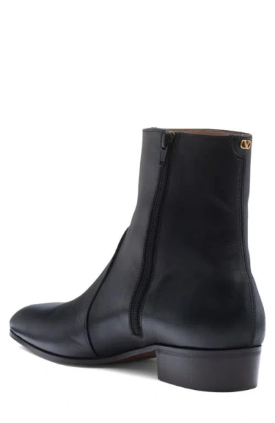 Valentino Garavani Pat Ankle Boots In Black