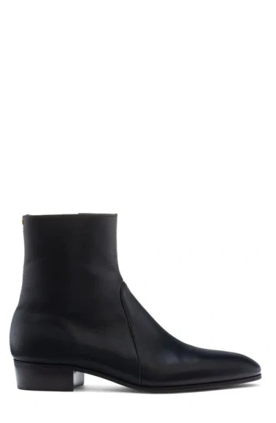 Valentino Garavani Pat Ankle Boots In Black