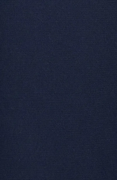 Michael Kors Short Double Breasted Raincoat In Blue