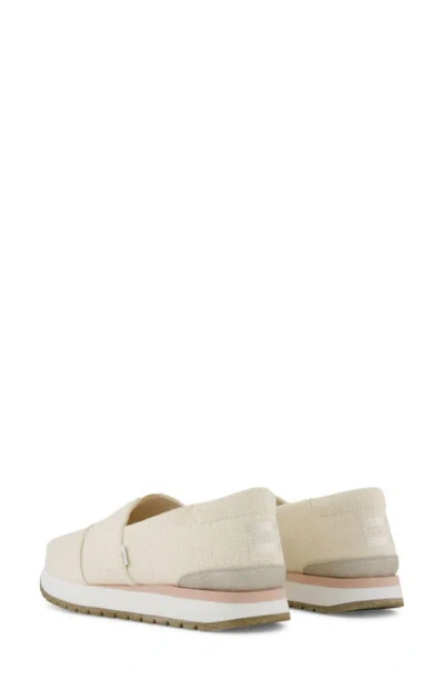 Toms Women's Womens Resident Plus Natural Two Tone Slub Slip On In Neutral