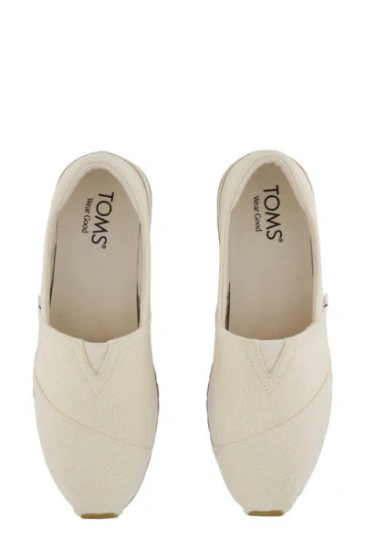 Toms Women's Womens Resident Plus Natural Two Tone Slub Slip On In Neutral