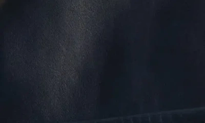 Khaite Oversized Owey Leather Jacket In Blue