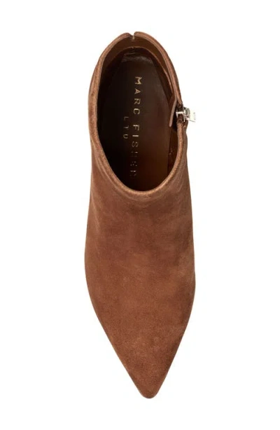 Marc Fisher Ltd Leonna Pointed Toe Bootie In Brown
