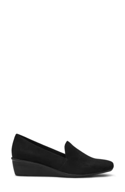 Anne Klein Women's Wendell Slip On Wedge Loafers In Black