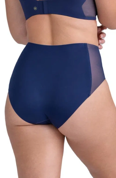 Honeylove Crossover Briefs In Blue