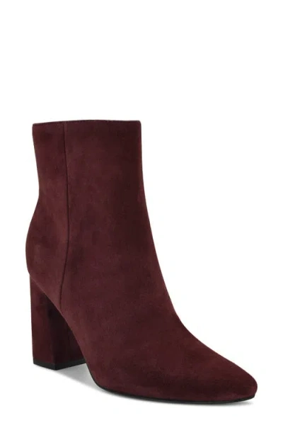 Nine West Women's Reraye 85mm Suede Ankle Boots In Burgundy