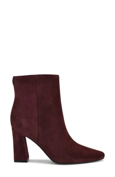 Nine West Women's Reraye 85mm Suede Ankle Boots In Burgundy