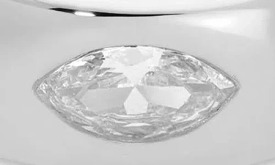 Ettika Treasure Marquise Cut Cubic Zirconia Band Ring In Silver