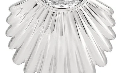 Ettika Santorini Cubic Zirconia Shell Drop Earrings In Metallic